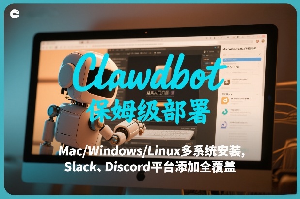 Clawdbot保姆级部署，从入门介绍、Mac/Windows/Linux多系统安装，到Slack、Discord平台添加全覆盖-小白网创