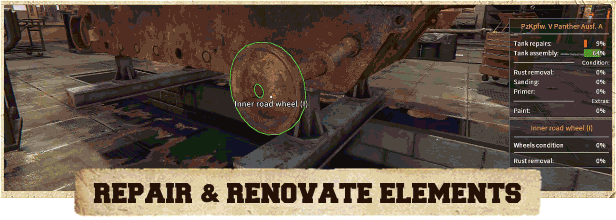 后勤模拟器|官方中文|支持手柄|Tank Mechanic Simulator|坦克维修模拟|坦克修理模拟