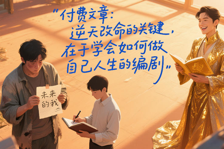 付费文章：逆天改命的关键，在于学会如何做自己人生的编剧-小白网创