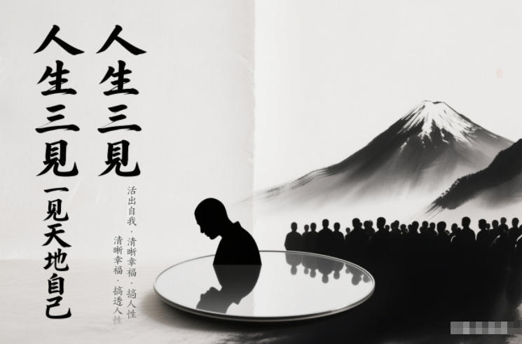人生三见一见天地见众生见自己，活出自我拥有清晰幸福人生，搞透人性-小白网创