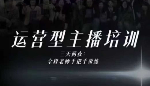 婉婉运营型主播培训线下课,主播四大能力,十小时线下录像+字幕,内容比线上课干-小白网创