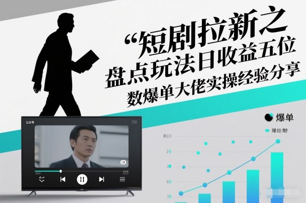 短剧拉新之盘点玩法日收益五位数爆单大佬实操经验分享-小白网创