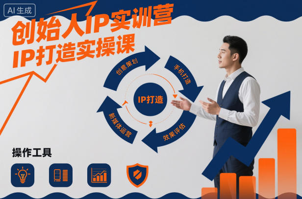 创始人IP实训营,IP打造实操课-小白网创