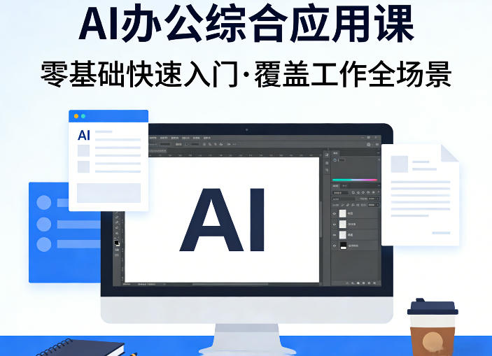 AI办公综合应用课，零基础快速入门，覆盖了工作中各种应用场景-小白网创