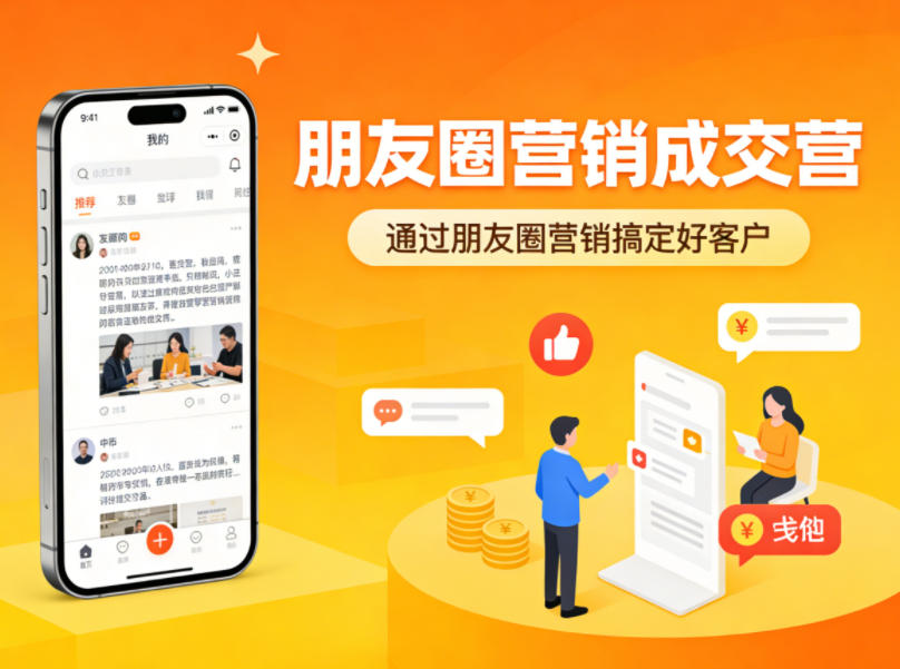 朋友圈营销成交营，通过朋友圈营销来搞定好客户-小白网创