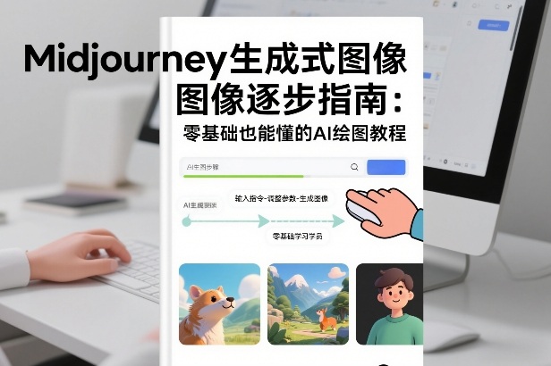 Midjourney生成式图像逐步指南：零基础也能懂的AI绘图教程-小白网创