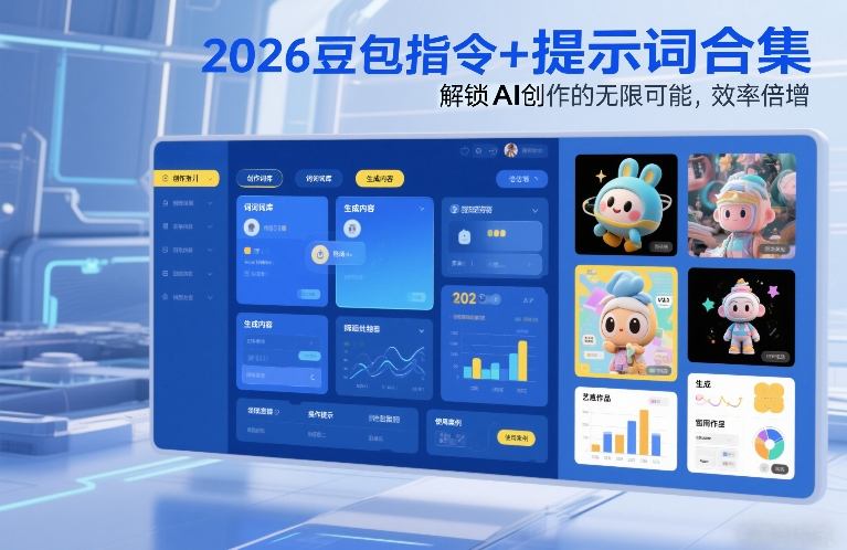 2026豆包指令+提示词合集，解锁AI创作的无限可能，效率倍增-小白网创