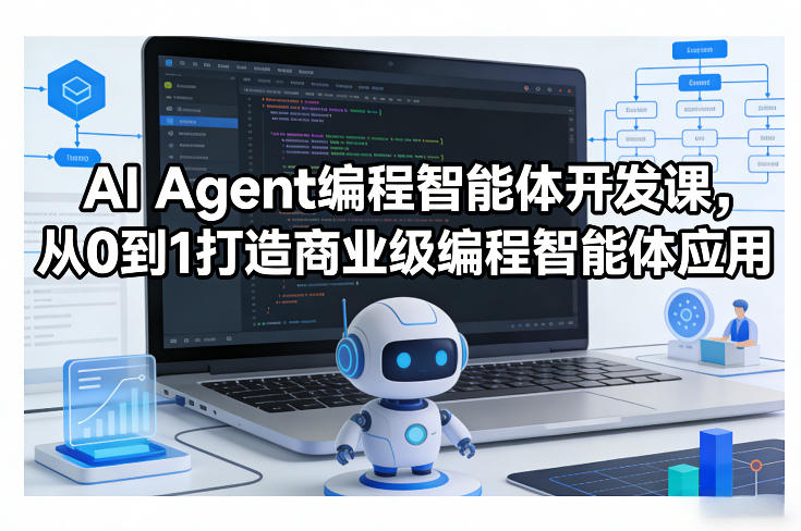 AI Agent编程智能体开发课，从0到1打造商业级编程智能体应用-小白网创