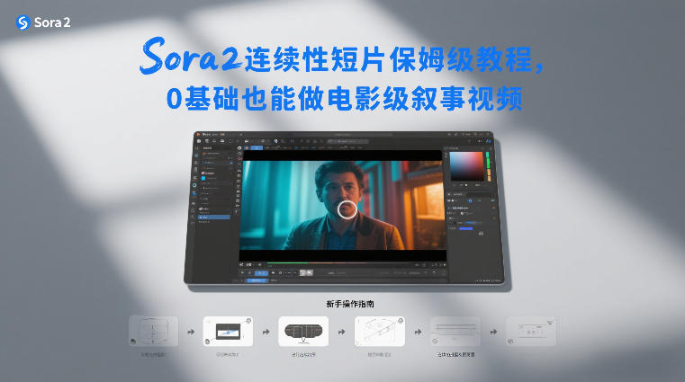 Sora2连续性短片保姆级教程，0基础也能做电影级叙事视频-小白网创