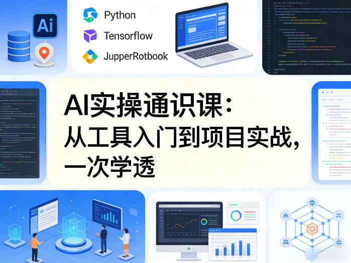 AI实操通识课，从工具入门到项目实战，一次学透-小白网创